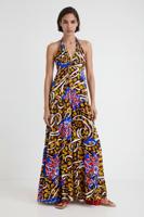 Lange jurk haltermodel Stella Jean - YELLOW - M