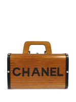 CHANEL Pre-Owned trousse de toilette en bois (1995) - Marron