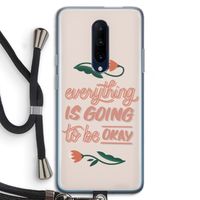 Optimistic flower girl: OnePlus 7 Pro Transparant Hoesje met koord