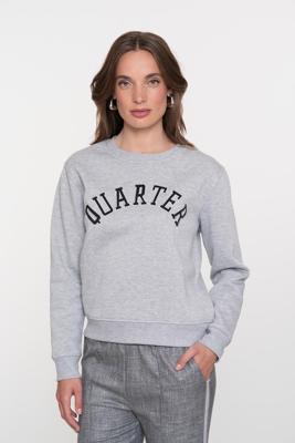 Geisha Sweat Quarter 52839-41 Sweater 925 Grey/black