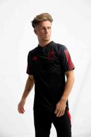 België Trainingsshirt Senior Zwart/Rood - Maat XXXL - Kleur: Zwart | Soccerfanshop