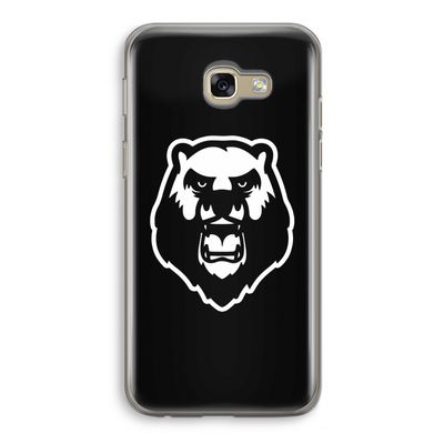 Angry Bear (black): Samsung Galaxy A5 (2017) Transparant Hoesje
