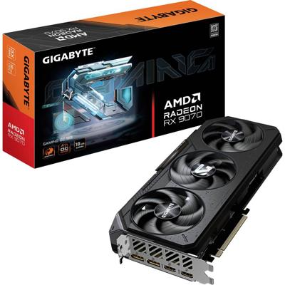 Gigabyte AMD Radeon RX 9070 Videokaart Radeon RX 9070 GAMING OC 16G 16 GB GDDR6-VRAM PCIe x16 HDMI 2.1, DisplayPort 2.1
