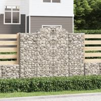 Schanskorven 5 st gewelfd 200x50x160/180 cm ijzer