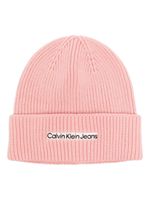 Calvin Klein Jeans bonnet Institutional en coton biologique - Rose