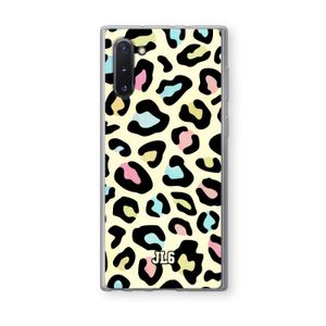 Leopard pattern: Samsung Galaxy Note 10 Transparant Hoesje