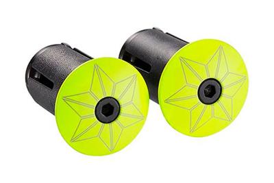 Supacaz Stuurdoppen - Neon Geel