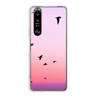 Fly away: Sony Xperia 1 III Transparant Hoesje