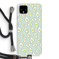 Spiegeleitjes: Pixel 4 XL Transparant Hoesje met koord