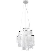 LED Hanglamp 30W Chroom Metaal - Dimbaar & Aanpasbare Kleur