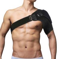 Verstelbare schouderriem Sportbandjes schouder bescherming anti-kras schouderband grootte: One size (zwart)
