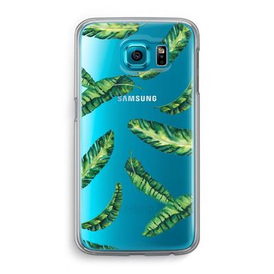 Lange bladeren: Samsung Galaxy S6 Transparant Hoesje