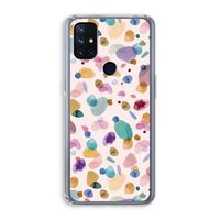 Terrazzo Memphis Pink: OnePlus Nord N10 5G Transparant Hoesje Terrazzo Memphis Pink: OnePlus Nord N10 5G Transparant Hoesje