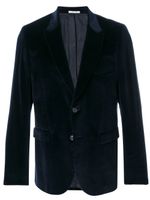 Paul Smith blazer en velours - Bleu - thumbnail