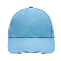 Baseball cap van 100% katoen - Lichtblauw - voor volwassenen - petjes