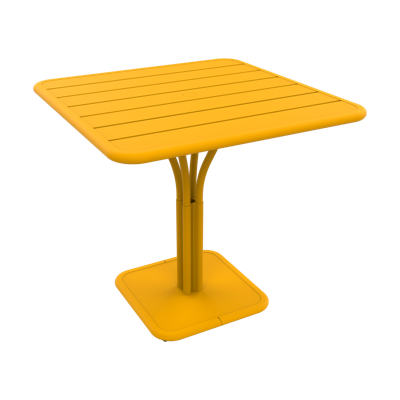 Fermob Luxembourg tuintafel kolom 80x80 cm Honey