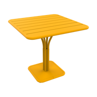 Fermob Luxembourg tuintafel kolom 80x80 cm Honey
