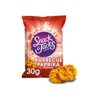 Snack a Jacks Rijstwafels BBQ Paprika 30 gr bij Jumbo - thumbnail