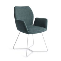 Jesper Home Eetkamerstoel 'Misaki' Beehive White, kleur Merry Mermaid