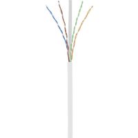 Renkforce RF-5043886 RJ45 Netwerkkabel, patchkabel CAT 6 U/UTP 1.00 m Wit Snagless, Halogeenvrij 1 stuk(s) - thumbnail