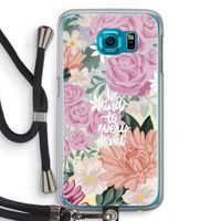 Kindness matters: Samsung Galaxy S6 Transparant Hoesje met koord