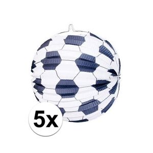 5x Sint Maarten lampionnen van een voetbal