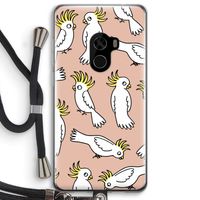 Papegaai: Xiaomi Mi Mix 2 Transparant Hoesje met koord