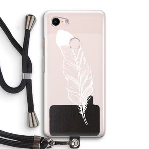 Pluim: Pixel 3 Transparant Hoesje met koord