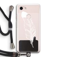 Pluim: Pixel 3 Transparant Hoesje met koord