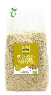 Mattisson Organic boekweitvlokken bio (500 gr)
