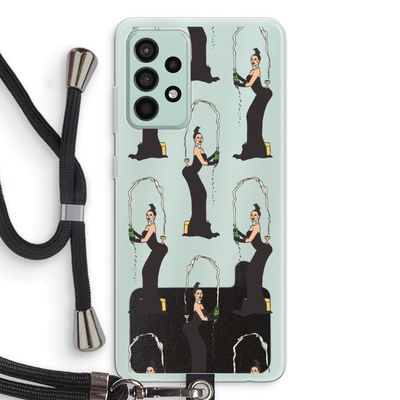 Pop Some Kim: Samsung Galaxy A52s 5G Transparant Hoesje met koord