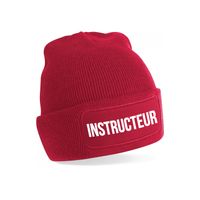 Instructeur muts - unisex - one size - rood