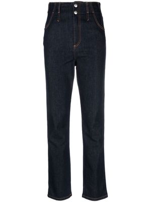 Philosophy Di Lorenzo Serafini jean ample à effet usé - Bleu