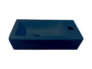 Best Design Farnetta fontein rechts 37x18cm donkerblauw mat
