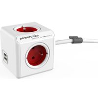 Allocacoc PowerCube Extended, stekkerdoos met USB stekkerdoos België | Frankrijk