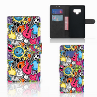 Samsung Galaxy Note 9 Wallet Case met Pasjes Punk Rock - thumbnail