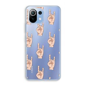 Rock: Xiaomi Mi 11 Lite Transparant Hoesje