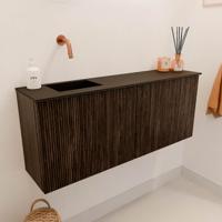 Toiletmeubel Mondiaz Joya | 100 cm | Meubelkleur Walnut | Faye wastafel Urban Links | Zonder kraangat(en) Toiletmeubel Mondiaz Joya | 100 cm | Meubelkleur Walnut | Faye wastafel Urban Links | Zonder kraangat(en)