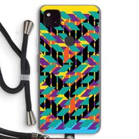Skew Bee 1: Pixel 4a 5G Transparant Hoesje met koord