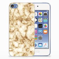 Apple iPod Touch 5 | 6 TPU Siliconen Hoesje Marmer Goud