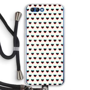 Hartjes: Honor 10 Transparant Hoesje met koord