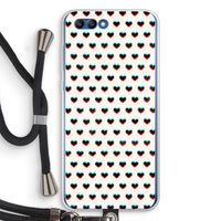 Hartjes: Honor 10 Transparant Hoesje met koord