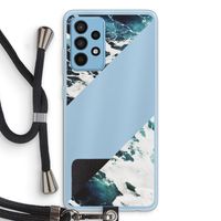 Golven: Samsung Galaxy A52 Transparant Hoesje met koord