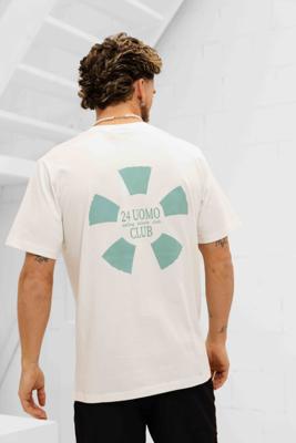 Leisure Club T-shirt Heren Off-White