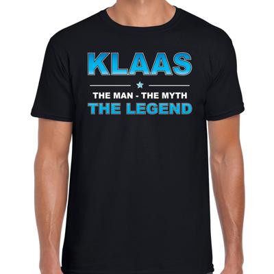 Klaas Voornaam cadeau - The man, The myth the legend - zwart - voor heren - verjaardag Klaas Voornaam cadeau - The man, The myth the legend - zwart - voor heren - verjaardag