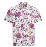 King Kerosin Amsterdam Shirt Off White-XL