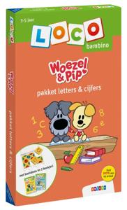 Loco bambino Woezel & Pip pakket letters & cijfers (Paperback)