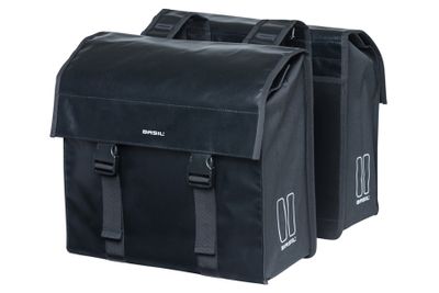 Basil Urban Load Dubbele fietstas 53 liter - Zwart Basil Urban Load Dubbele fietstas 53 liter - Zwart