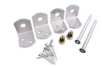 Waelbers Uni beslag set bout l100mm schroeven rvs