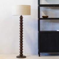 Vloerlamp Alice Walnoot Hout 55cm - Giga Meubel - thumbnail